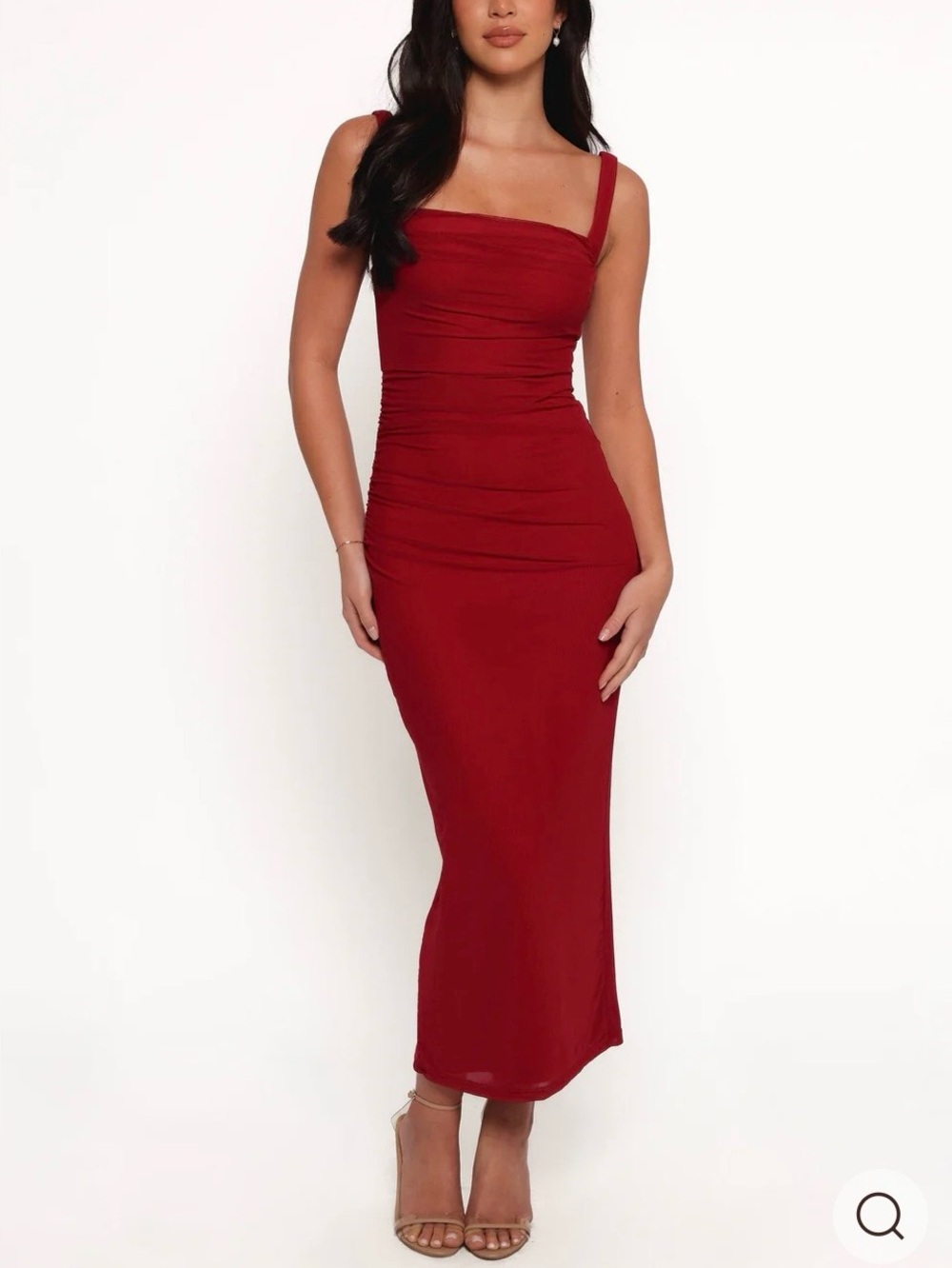 Petal & Pup Eira Dress in Wine, XS